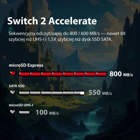Karta microSDXC Patriot 256GB 800/600MBs do Nintendo Switch