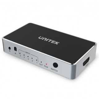 Przełącznik HDMI Unitek 5w1 4K kompatybilny HDCP dźwięk 7.1