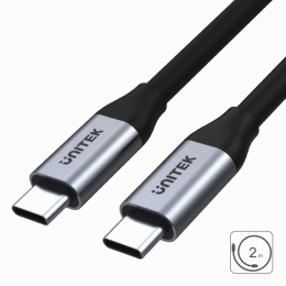 Przewód USB-C Unitek 2m 5Gbps 4K 60Hz 100W wydajny