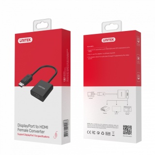 Unitek Adapter DisplayPort Y-5118DA na HDMI Full HD pasywny