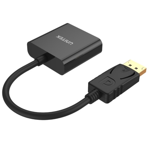 Unitek Adapter DisplayPort na VGA Full HD kompaktowy konwerter
