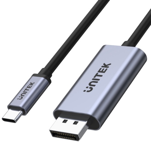 Unitek Adapter USB-C DisplayPort 1.2 4K 60Hz kabel 1.8 m lekki