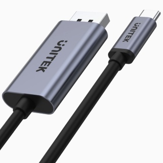 Unitek Adapter USB-C DisplayPort 1.2 4K 60Hz kabel 1.8 m lekki
