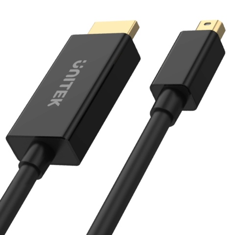 Unitek Adapter miniDP na HDMI 4K 30Hz kabel 2m HDCP2 złote wtyki