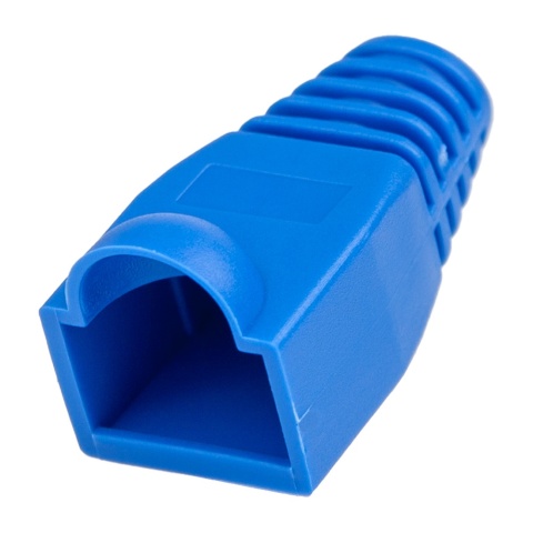 Unitek Osłona wtyku RJ45 6 mm 100 szt niebieska ochronna