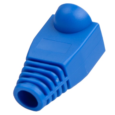 Unitek Osłona wtyku RJ45 6 mm 100 szt niebieska ochronna