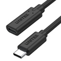 Unitek Przedłużacz USB C 50 cm 10 Gbps 4K PD 100W kompaktowy