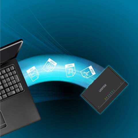 Unitek S1222A Mostek stacja klonująca M.2 SATA USB C 10Gb szybka