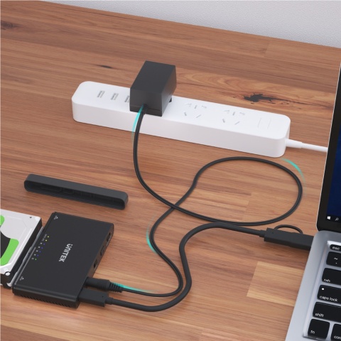 Unitek S1222A Mostek stacja klonująca M.2 SATA USB C 10Gb szybka