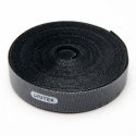 Unitek Taśma rzepowa do kabli 5m czarna samospinająca wielokrotnego użytku