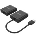 Unitek Y-2516 przedłużacz USB 2.0 po skrętce 4xUSB z zasilaczem