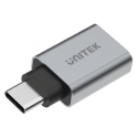 Unitek Y-A025CGY Adapter USB C do USB 3.1 5Gbps aluminiowy OTG