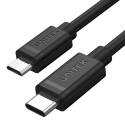 Unitek Y C473BK przewód USB Typ C microUSB 1m szybkie ładowanie