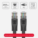 Unitek kabel Ethernet Cat 6 2m płaski Gigabit RJ45 do montażu pod panelami