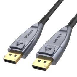 Unitek kabel optyczny DisplayPort 1.4 20m 8K światłowodowy aktywny