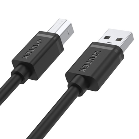 Unitek przewód USB 2.0 AM-BM 2M kabel do drukarki trwały ekranowany