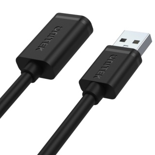Unitek przewód przedłużacz USB 2.0 0,5 m kompaktowy czarny