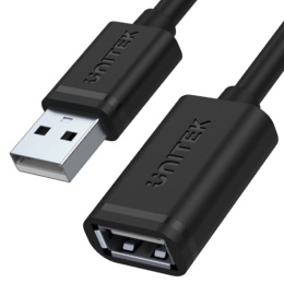 Unitek przewód przedłużacz USB 2.0 AM AF 2M solidny miedziany