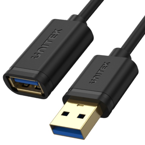 Unitek przewód przedłużacz USB 3.0 AM AF 1,5m szybki pozłacane wtyki