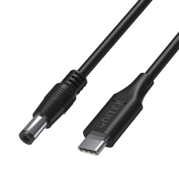 Kabel zasilający Unitek 65W USB C DC 5,5mm uniwersalny do laptopa