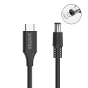 Kabel zasilający Unitek 65W USB C do Acer DC 5 5 mm lekki