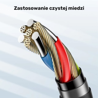 Kabel zasilający Unitek C14115BK 1.8m 65W USB C do Lenovo