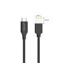 Kabel zasilający Unitek C14115BK 1.8m 65W USB C do Lenovo