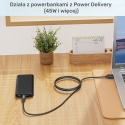 Kabel zasilający Unitek C14115BK 1.8m 65W USB C do Lenovo
