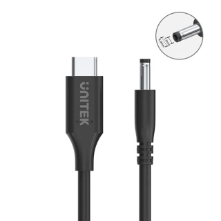 Kabel zasilający Unitek do Lenovo 65W USB C DC 4mm 1.8m wydajny