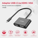 Unitek Adapter USB C V1168A HDMI 4K VGA Full HD lekki kompaktowy
