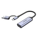 Unitek Grabber V1167A 4K HDMI na USB-C USB-A do streamingu wydajny