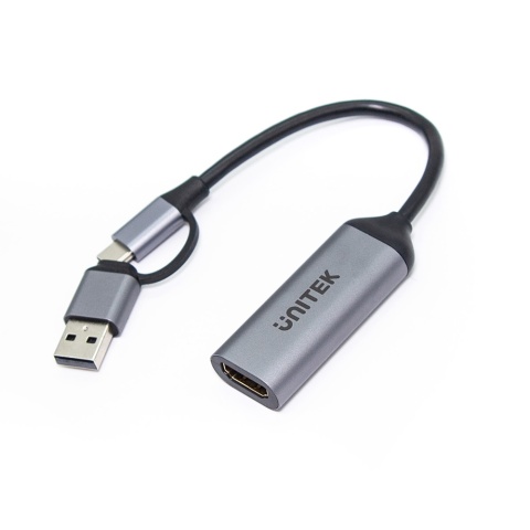 Unitek Grabber V1167A 4K HDMI na USB-C USB-A do streamingu wydajny