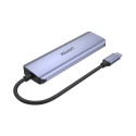 Unitek Hub USB C 3.1 4x USB C 5Gbps aluminiowy Space Grey kompaktowy lekki