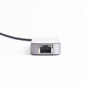 Unitek Hub USB C D1084A 3xUSB A HDMI 4K RJ45 PD100W aluminiowy