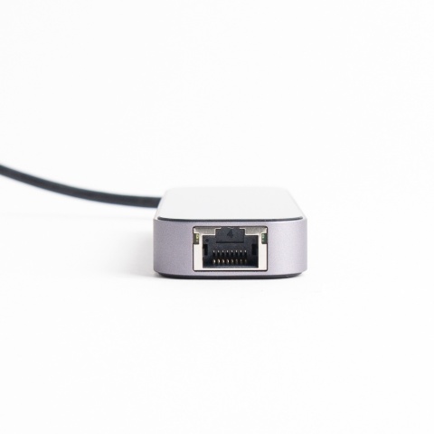 Unitek Hub USB C D1084A 3xUSB A HDMI 4K RJ45 PD100W aluminiowy