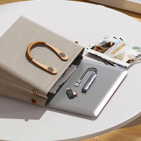 Unitek Hub USB H1208A 4 porty USB A 5 Gbps 3x USB 2.0 aluminiowy kompaktowy