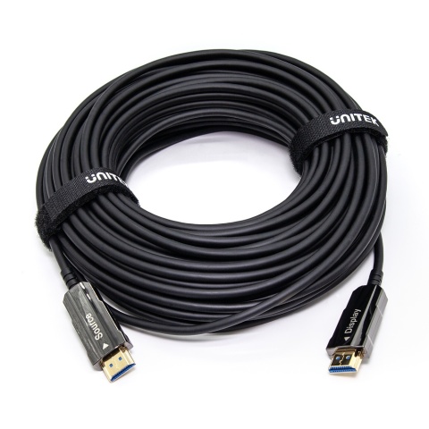 Unitek Kabel optyczny HDMI 2.0 AOC 4K 60Hz 25m lekki elastyczny