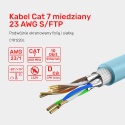 Unitek Kabel skrętka Cat 7 SFTP LSZH 305 m ekranowany 10Gbps