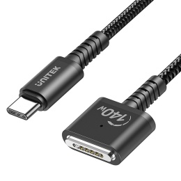 Unitek Kabel zasilający USB-C MagSafe 3 140W 1 m