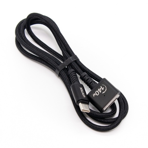 Unitek Kabel zasilający USB-C MagSafe 3 140W 1 m