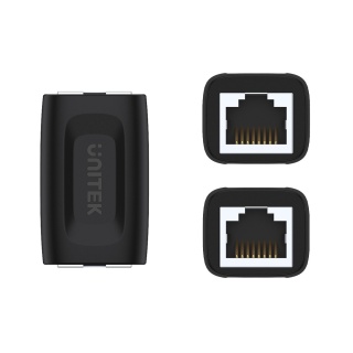 Unitek Łącznik RJ45 przedłużka Cat 6 1 Gbps kompaktowa