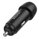 Unitek Ładowarka samochodowa 38W USB C USB A szybka QC3.0 kompaktowa