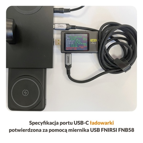 Unitek MagMighty COMBO 6 ładowarka magnetyczna 6 w 1 powerbank 5000mAh