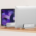 Unitek OT172GY Stojak na laptopa pionowy aluminiowy oszczędzający miejsce