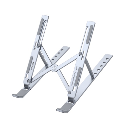 Unitek Podstawka pod laptopa składana aluminium lekka regulowana chłodząca
