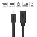 Unitek Przedłużacz USB C 1,5 m 10Gbps 4K PD 100W wydajny
