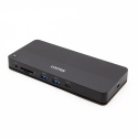 Unitek Przełącznik KVM D1077A Hub 4K HDMI USB C 100W 11 portów kompaktowy
