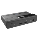 Unitek Przełącznik KVM H1310A 4x USB A 5Gbps aktywny hub dla 2 komputerów