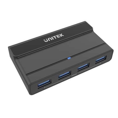 Unitek Przełącznik KVM H1310A 4x USB A 5Gbps aktywny hub dla 2 komputerów