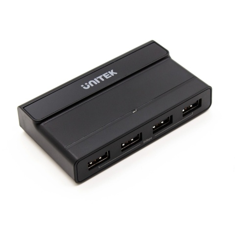Unitek Przełącznik KVM H1310A 4x USB A 5Gbps aktywny hub dla 2 komputerów